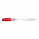 Pincel De Silicone 22cm Vermelho Com Cabo Acrílico Mimo Style